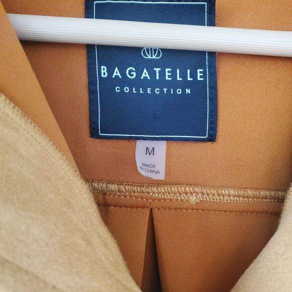 Bagatelle Collection Mustard Orange Soft Jacket Button Fall Women's Size Medium - Picture 7 of 9